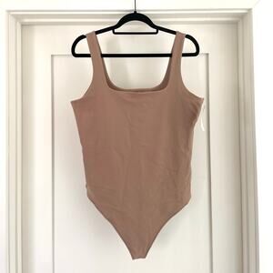 NWT Abercrombie & Fitch Soft A&F Collection Nude Bodysuit XL